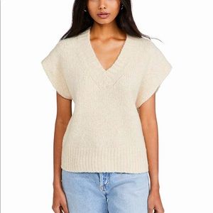 Madewell Wool Blend V-Neck Vest size XL